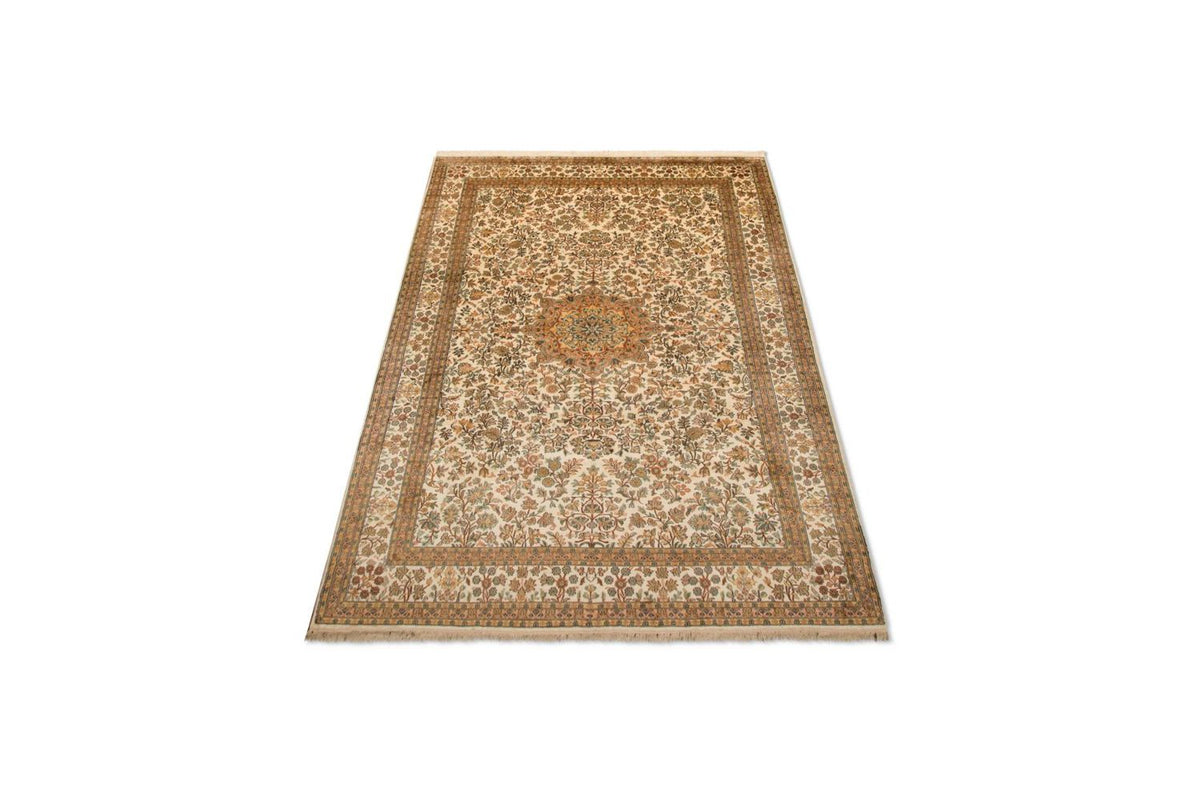 Tappeto di seta - Seta del Kashmir - 295 x 173 cm - beige