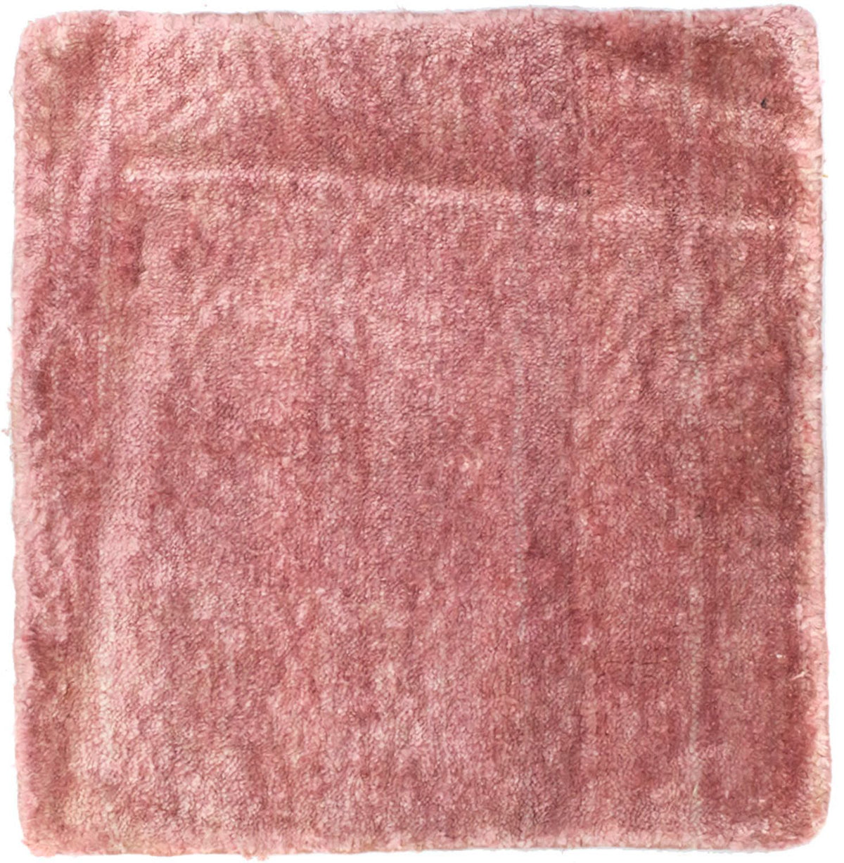 Tappeto in viscosa quadrato - 35 x 35 cm - rosa