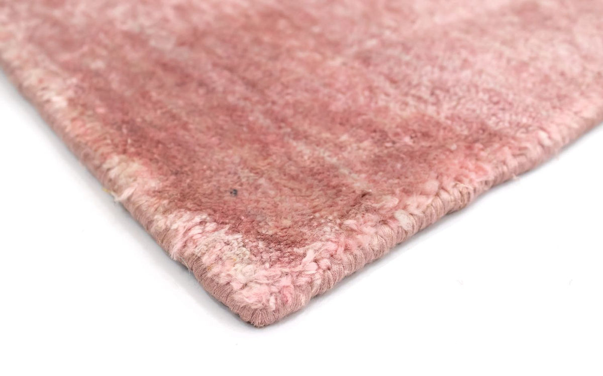 Tappeto in viscosa quadrato - 35 x 35 cm - rosa