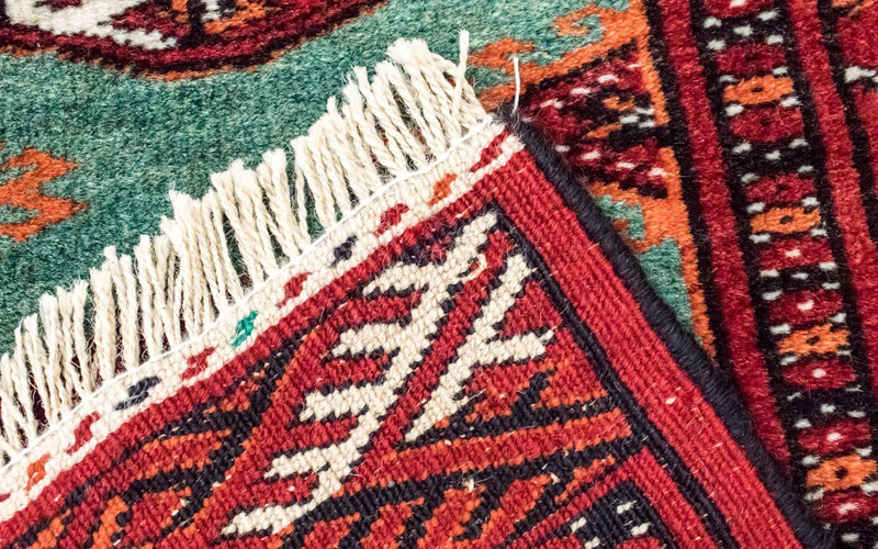 Tappeto Turkaman - 124 x 100 cm - turchese