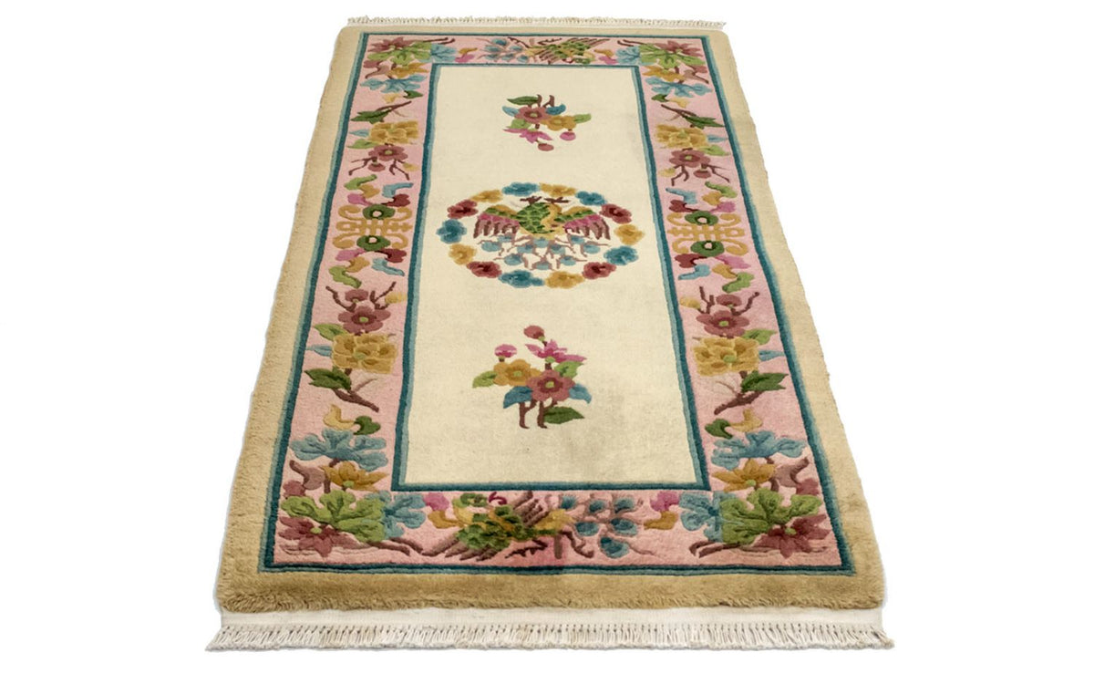 Tappeto cinese - 140 x 70 cm - beige