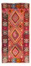 Tappeto corsia Tappeto Kelim - Vecchio - 350 x 150 cm - multicolore