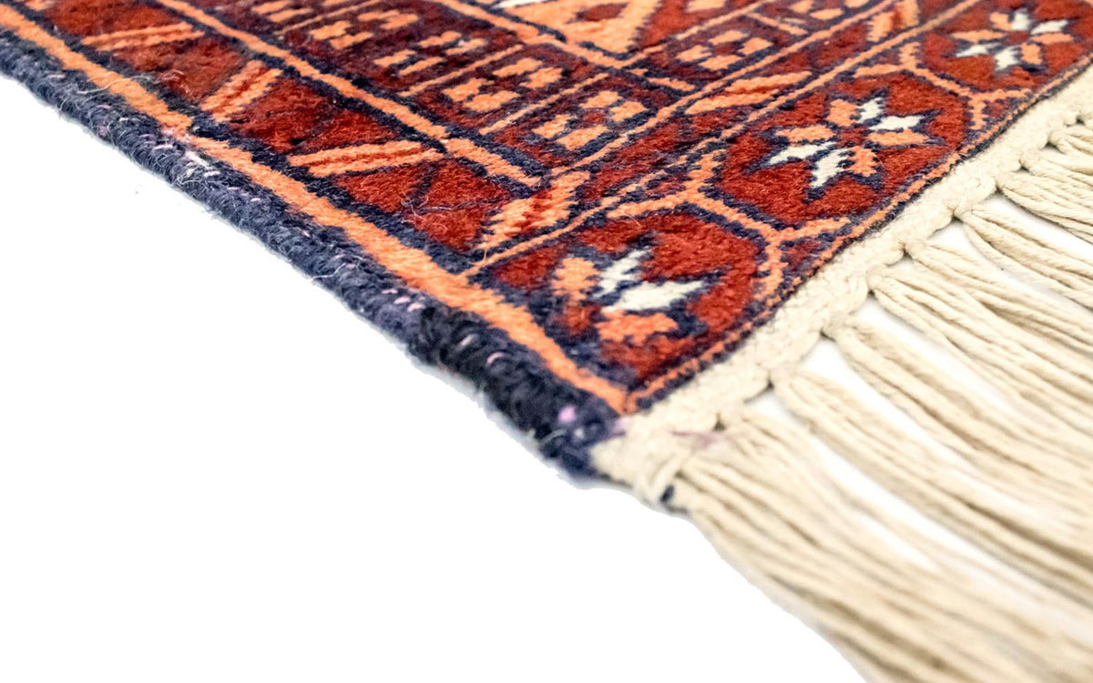 Tappeto afgano - 69 x 46 cm - ruggine
