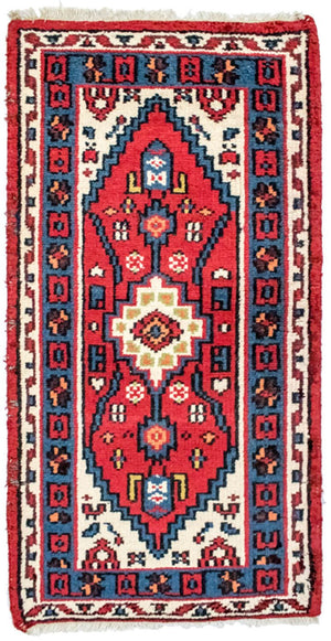 Tappeto orientale - 120 x 60 cm - rosso