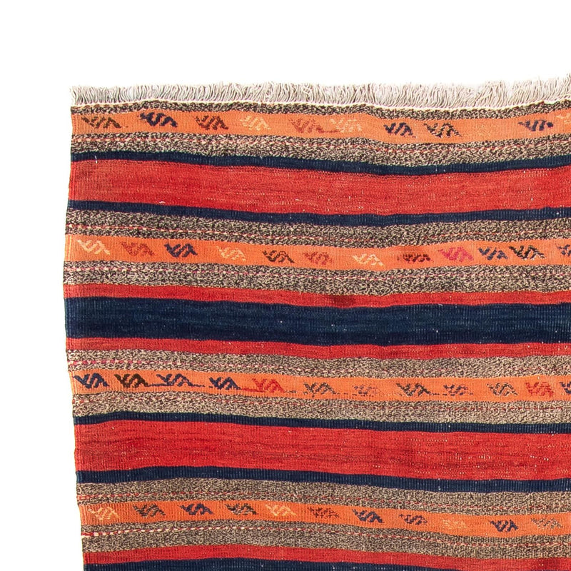 Tappeto corsia Tappeto Kelim - Vecchio - 312 x 142 cm - multicolore