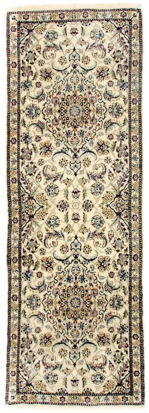 Tappeto corsia Tappeto Persero - Nain - Reale - 254 x 88 cm - beige