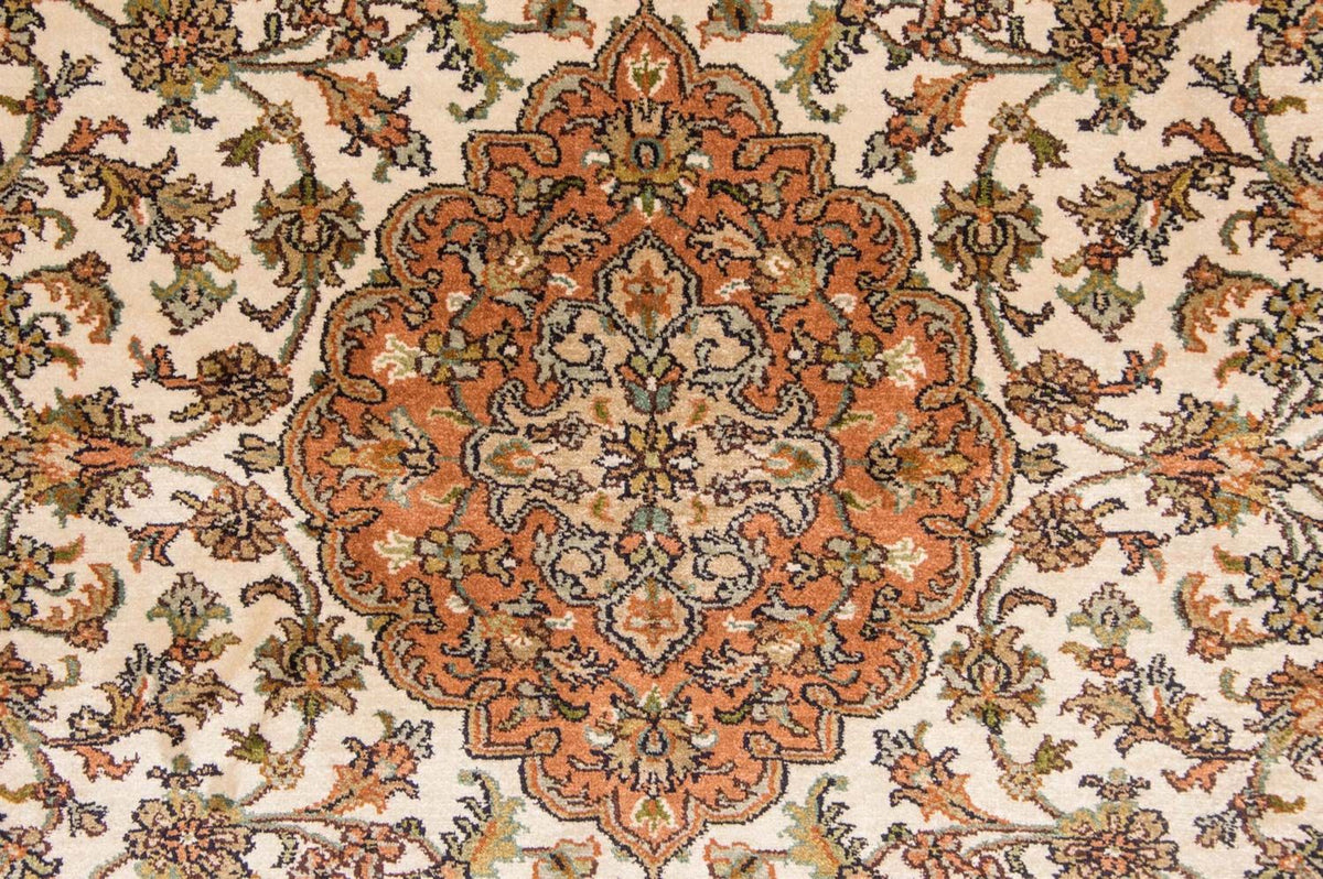Tappeto di seta - Seta del Kashmir - 157 x 90 cm - beige