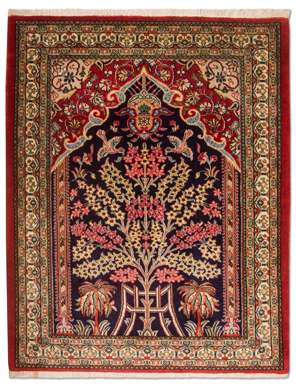 Tappeto Persero - Ghom - 108 x 82 cm - blu