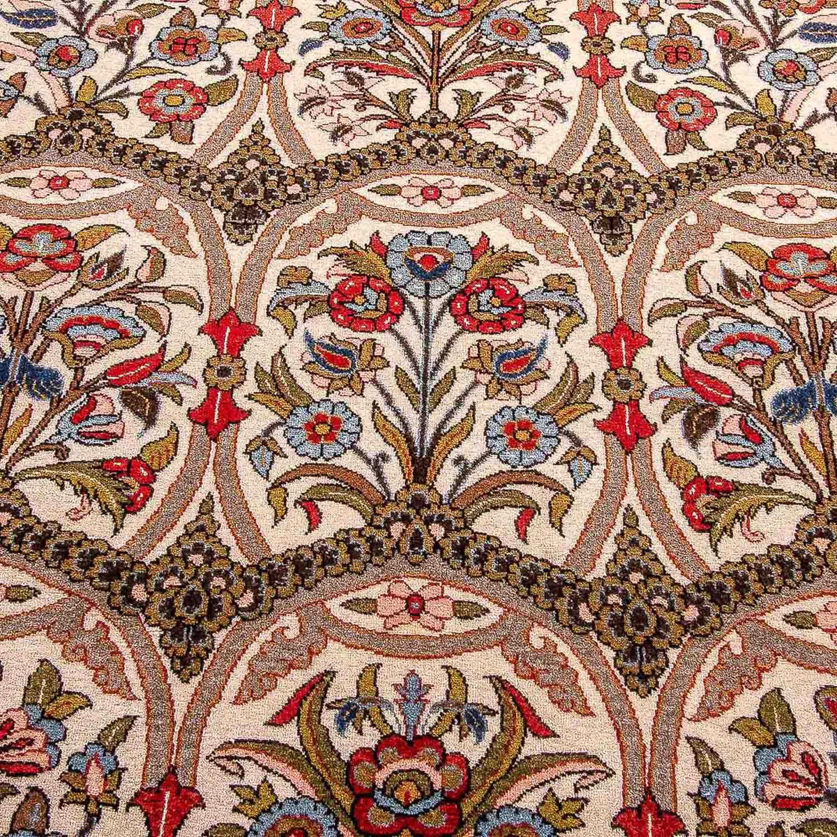 Tappeto Persero - Ghom - 215 x 141 cm - rosso