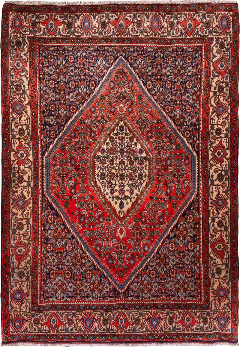 Tappeto Persero - Bidjar - 181 x 120 cm - rosso