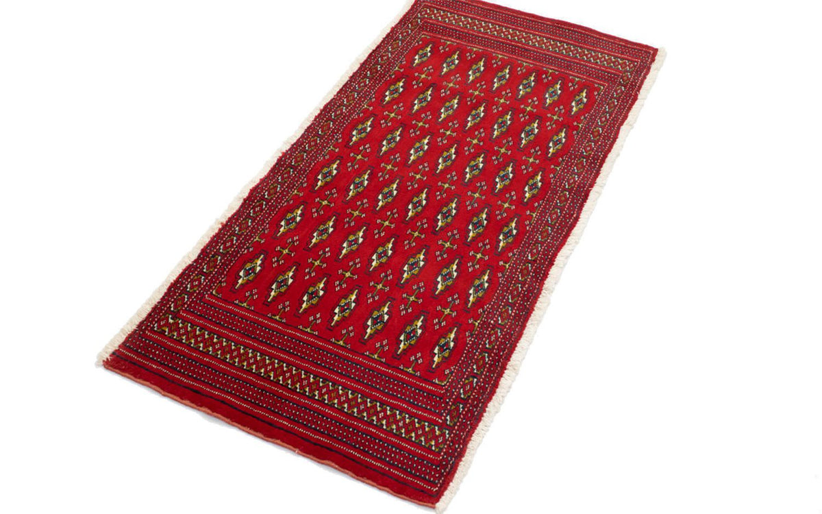 Tappeto corsia Tappeto Turkaman - 100 x 50 cm - rosso