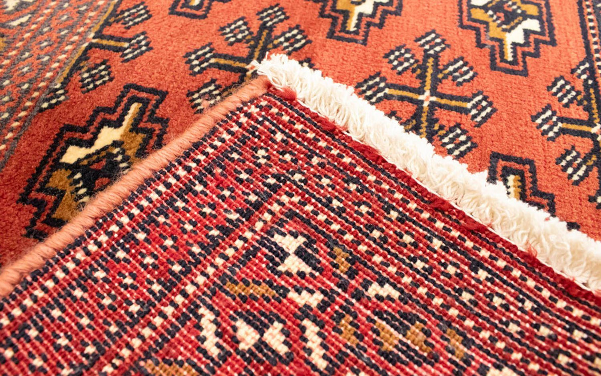 Tappeto corsia Tappeto Turkaman - 100 x 50 cm - rosso