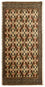 Tappeto corsia Tappeto Turkaman - 100 x 50 cm - beige