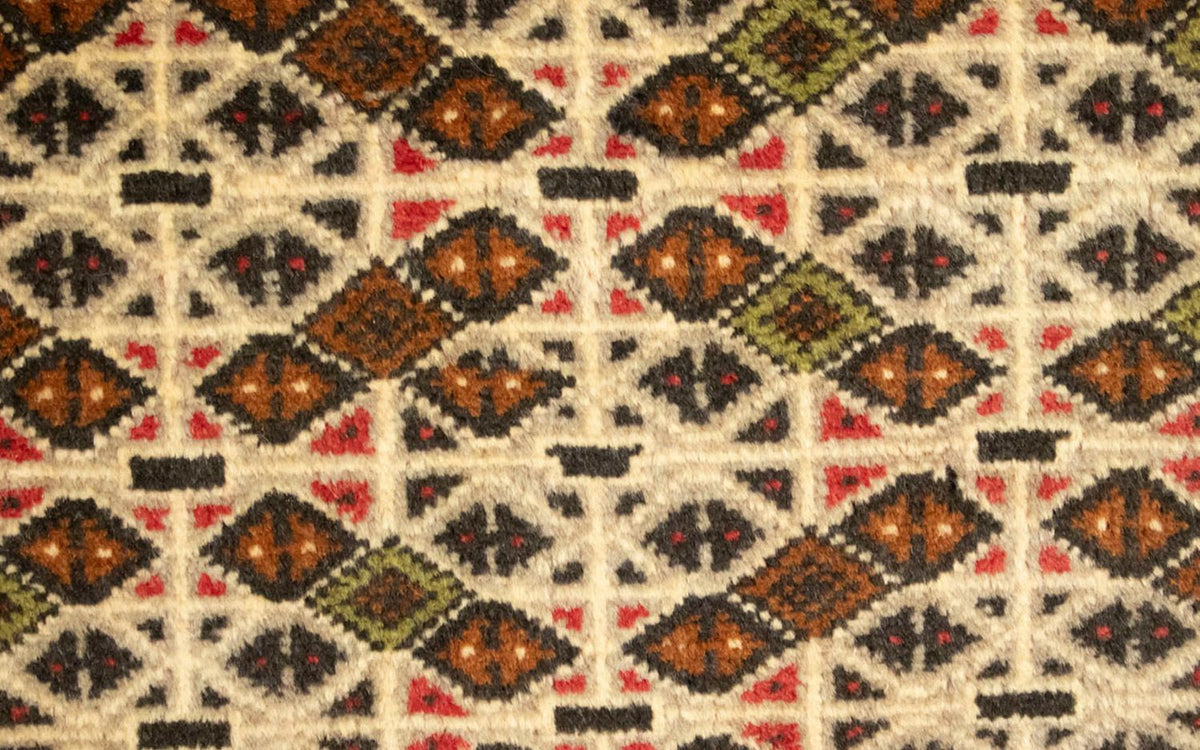 Tappeto corsia Tappeto Turkaman - 100 x 50 cm - beige