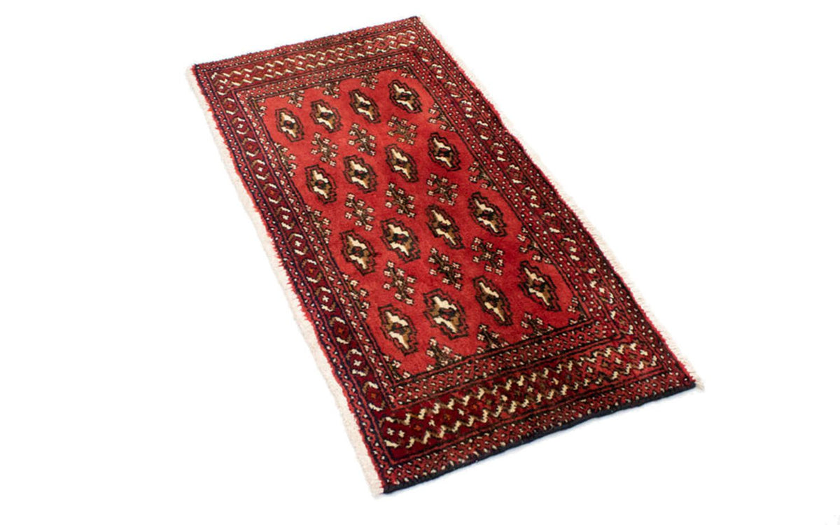 Tappeto corsia Tappeto Turkaman - 100 x 50 cm - rosso