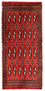 Tappeto corsia Tappeto Turkaman - 100 x 50 cm - rosso