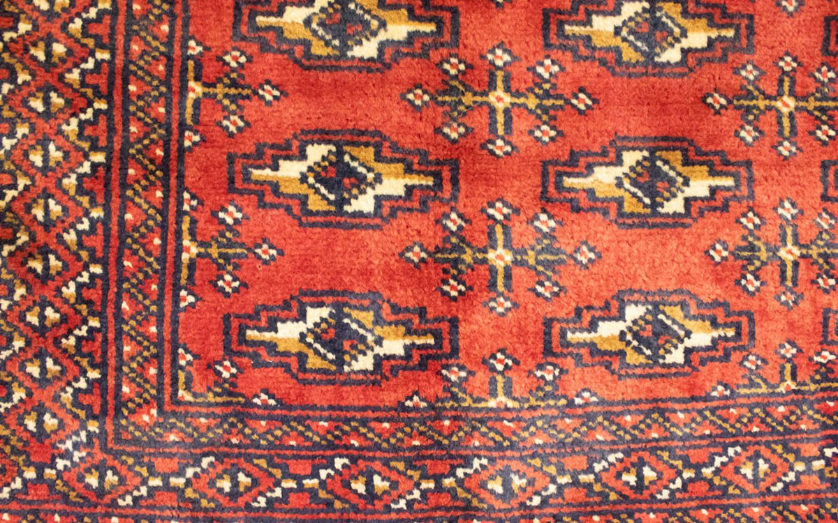 Tappeto corsia Tappeto Turkaman - 100 x 50 cm - rosso