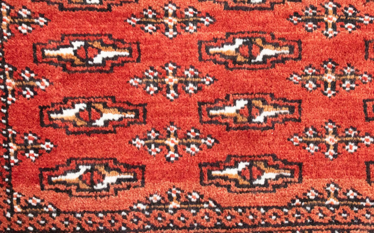 Tappeto corsia Tappeto Turkaman - 100 x 50 cm - rosso