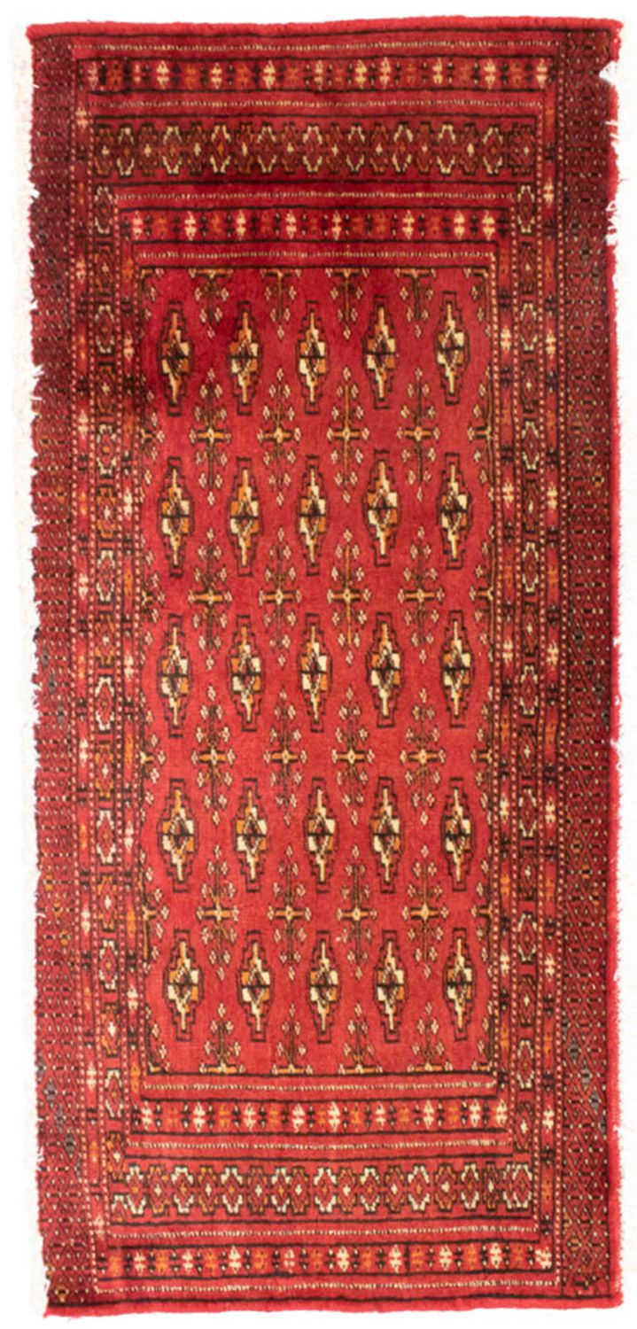 Tappeto corsia Tappeto Turkaman - 100 x 50 cm - rosso