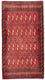 Tappeto corsia Tappeto Turkaman - 100 x 50 cm - rosso