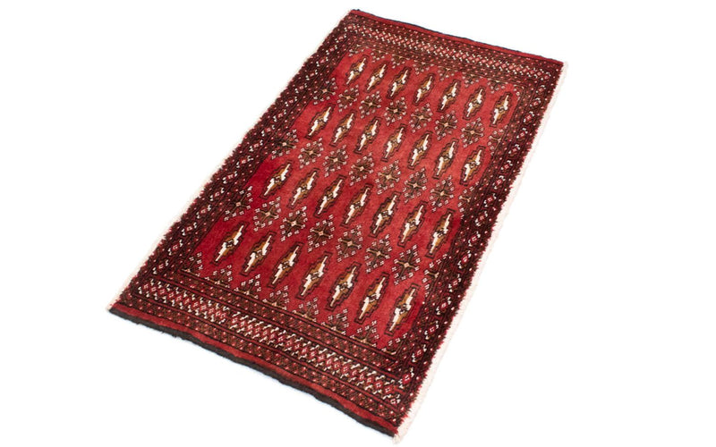 Tappeto corsia Tappeto Turkaman - 100 x 50 cm - rosso