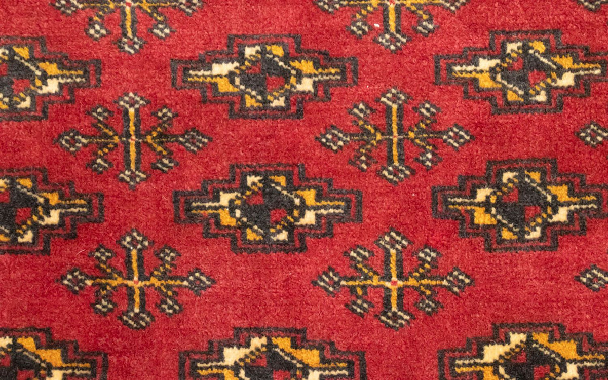 Tappeto corsia Tappeto Turkaman - 100 x 50 cm - rosso