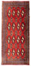 Tappeto corsia Tappeto Turkaman - 100 x 50 cm - rosso