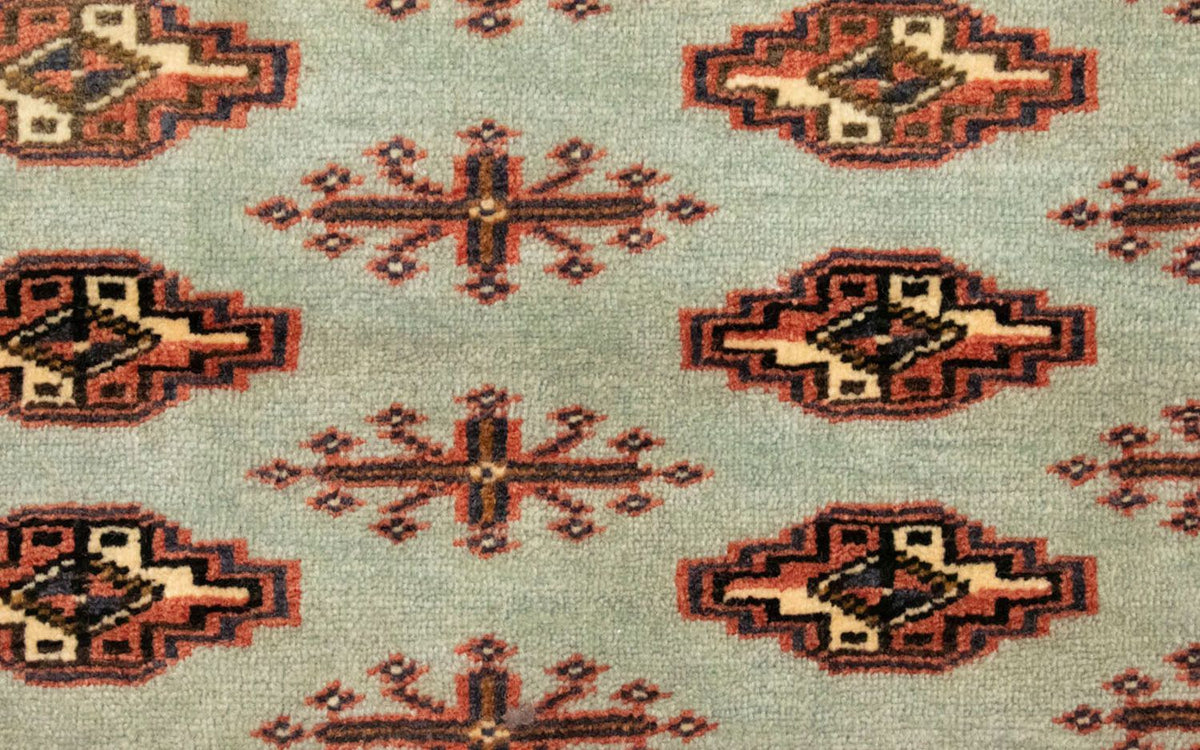 Tappeto corsia Tappeto Turkaman - 100 x 50 cm - rosso