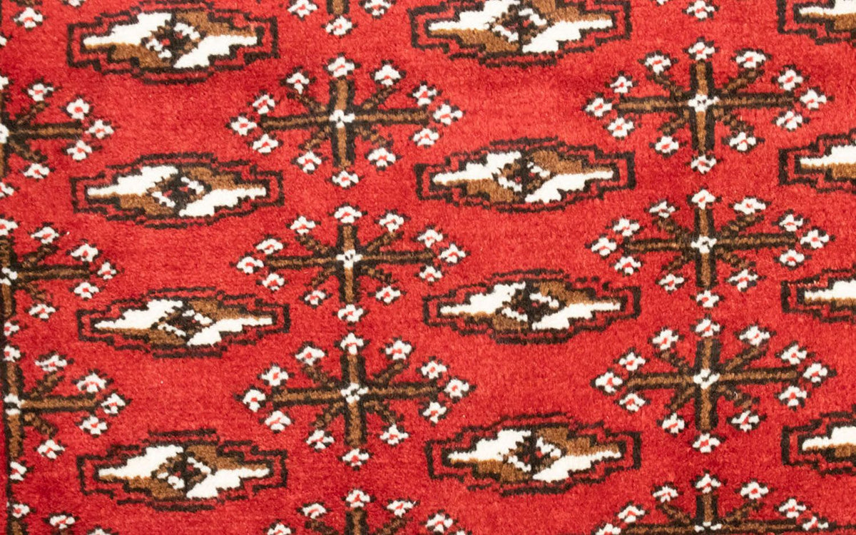 Tappeto corsia Tappeto Turkaman - 100 x 50 cm - rosso