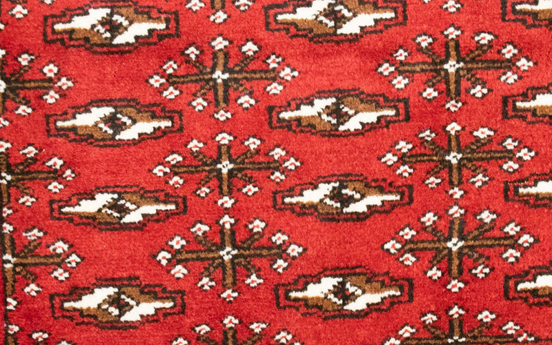 Tappeto corsia Tappeto Turkaman - 100 x 50 cm - rosso