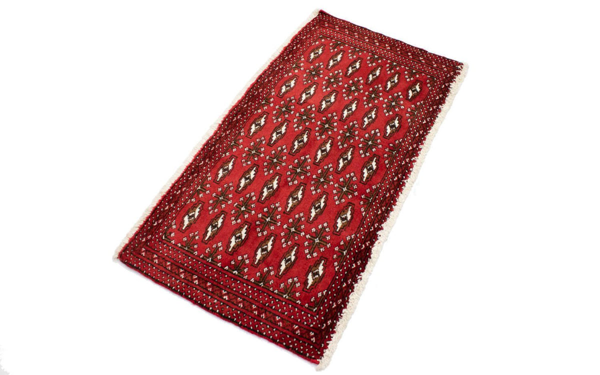 Tappeto corsia Tappeto Turkaman - 100 x 50 cm - rosso