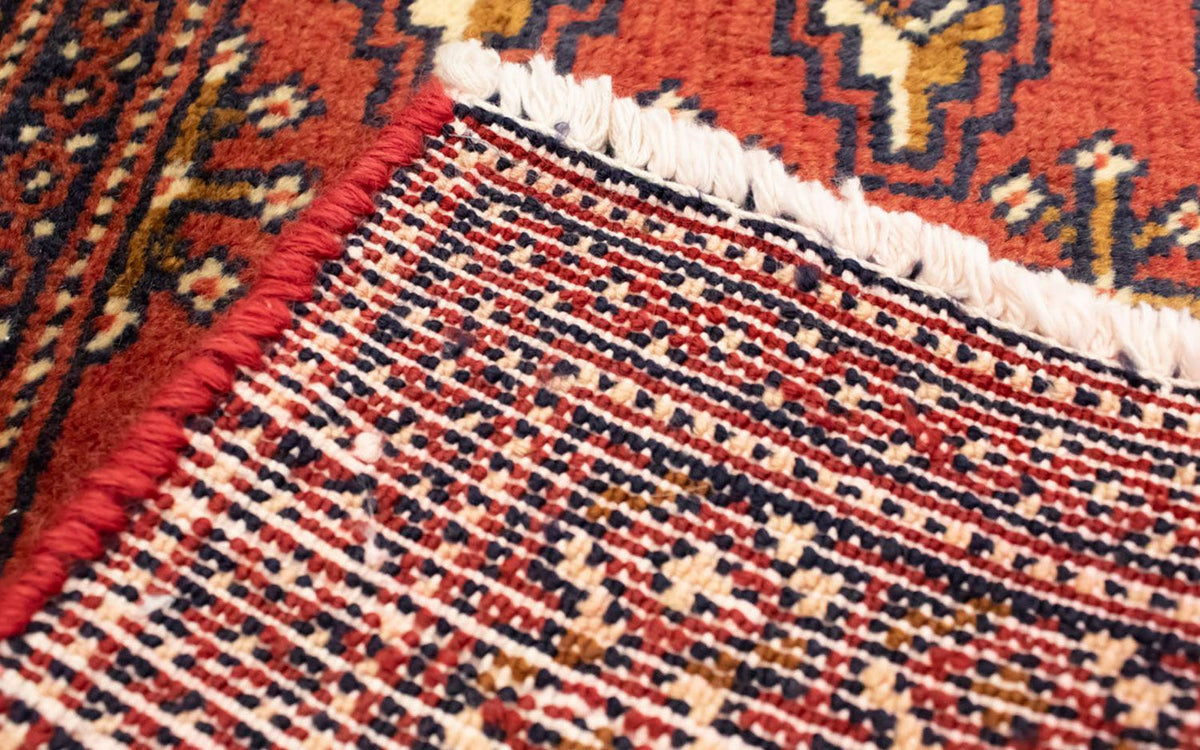 Tappeto corsia Tappeto Turkaman - 100 x 50 cm - rosso