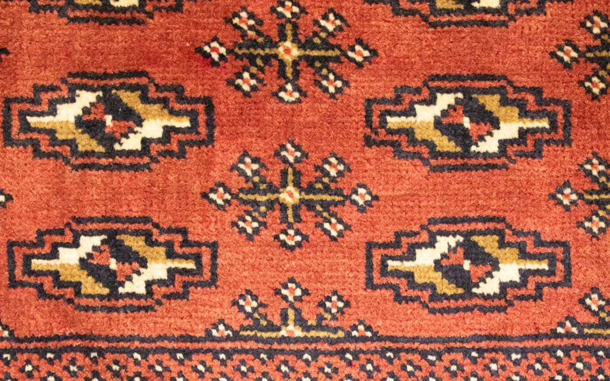 Tappeto corsia Tappeto Turkaman - 100 x 50 cm - ruggine