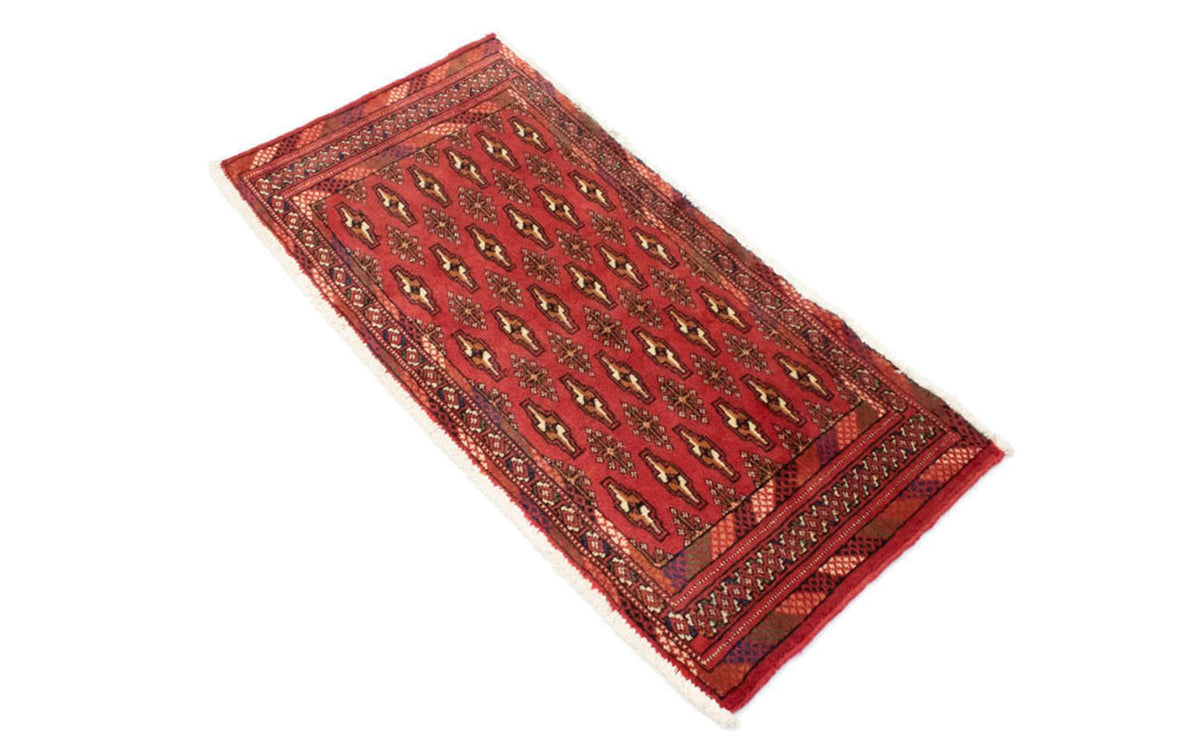 Tappeto corsia Tappeto Turkaman - 100 x 50 cm - rosso