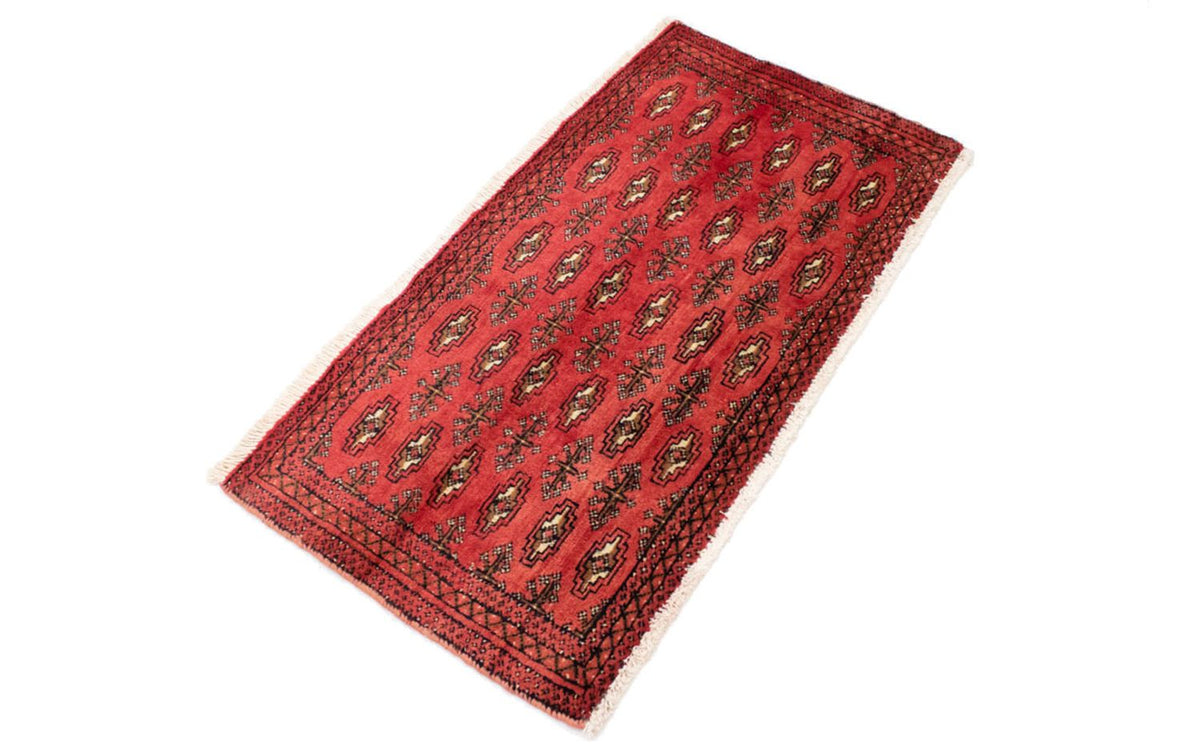 Tappeto corsia Tappeto Turkaman - 100 x 50 cm - rosso