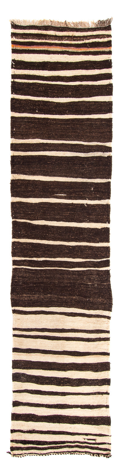 Tappeto corsia Tappeto Kelim - Vecchio - 305 x 75 cm - multicolore