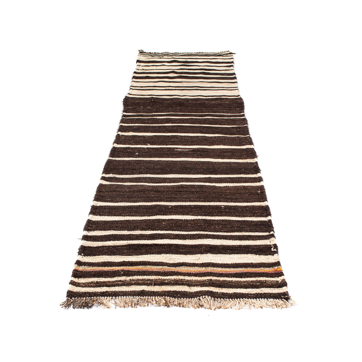 Tappeto corsia Tappeto Kelim - Vecchio - 305 x 75 cm - multicolore