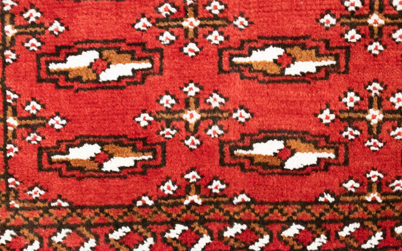 Tappeto corsia Tappeto Turkaman - 100 x 50 cm - rosso