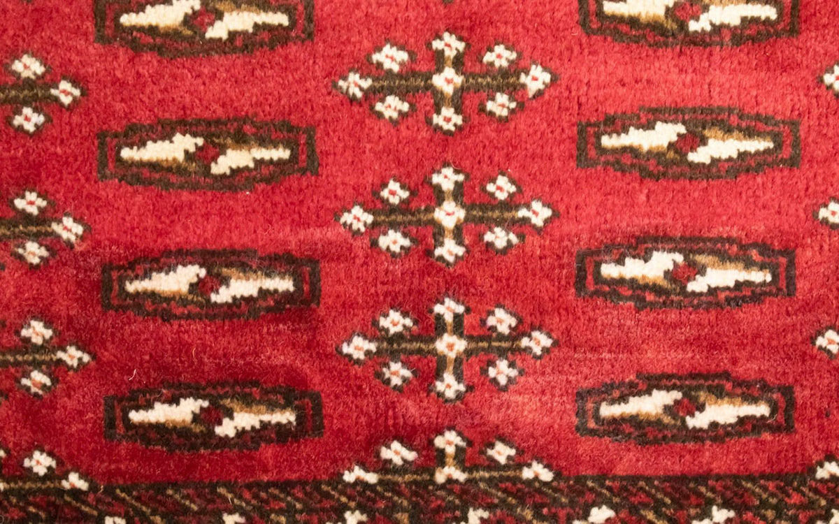 Tappeto corsia Tappeto Turkaman - 100 x 50 cm - rosso
