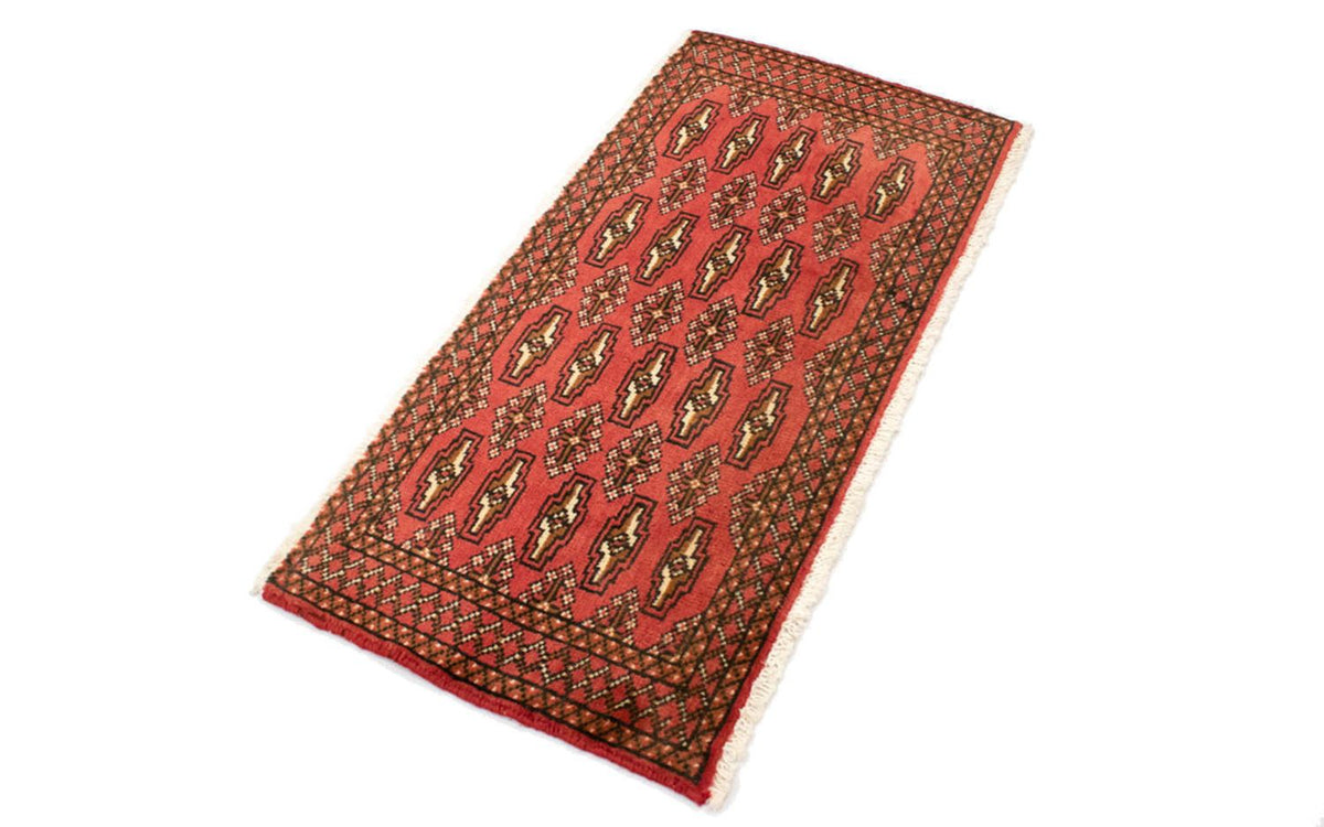 Tappeto corsia Tappeto Turkaman - 100 x 50 cm - rosso