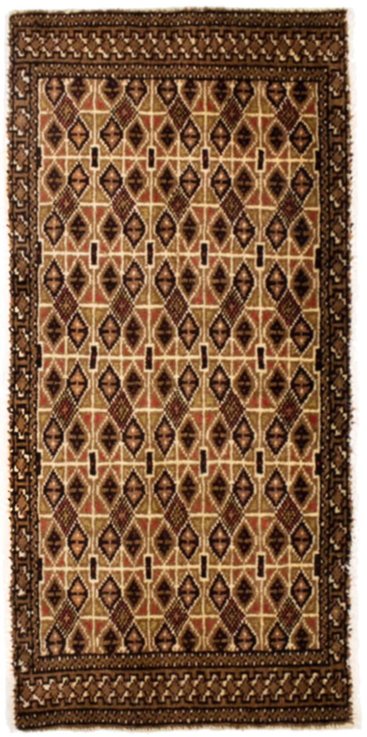 Tappeto corsia Tappeto Turkaman - 100 x 50 cm - multicolore