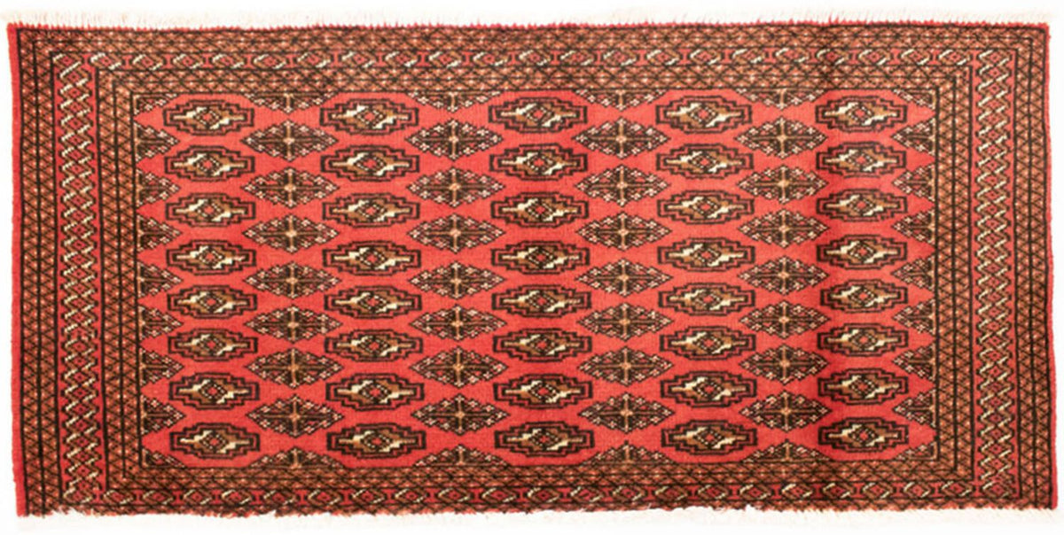 Tappeto Turkaman - 130 x 60 cm - rosso