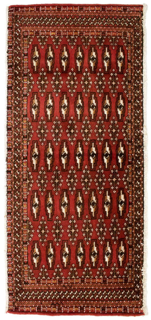 Tappeto Turkaman - 130 x 60 cm - rosso