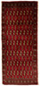 Tappeto Turkaman - 130 x 60 cm - rosso