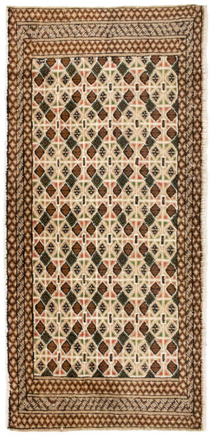 Tappeto Turkaman - 130 x 60 cm - beige