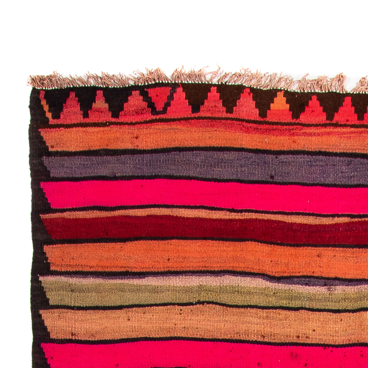 Tappeto corsia Tappeto Kelim - Vecchio - 325 x 160 cm - multicolore