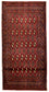 Tappeto Turkaman - 130 x 60 cm - rosso