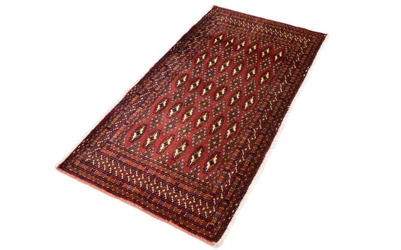 Tappeto Turkaman - 130 x 60 cm - rosso