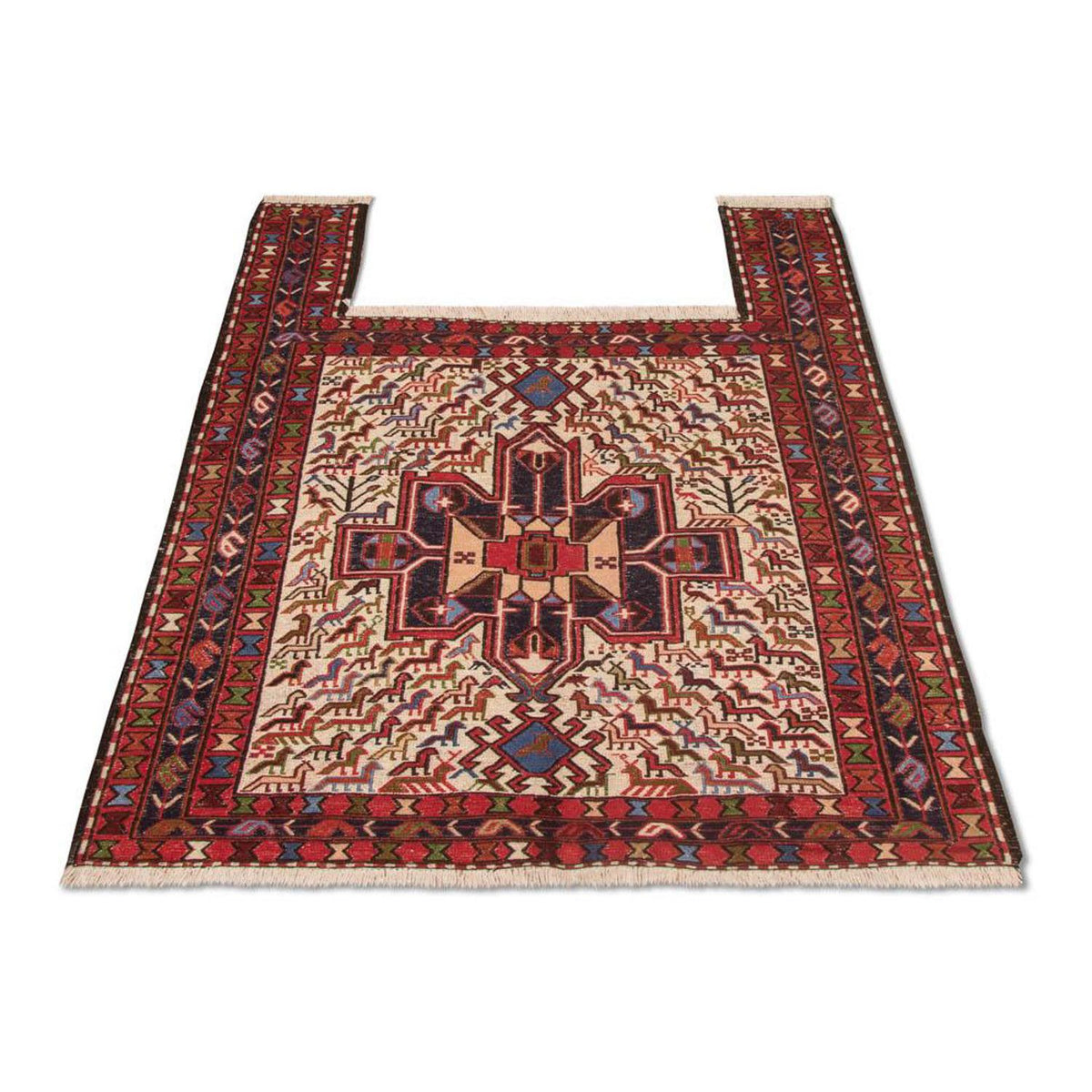 Tappeto Kelim - Orientale quadrato - 99 x 95 cm - beige