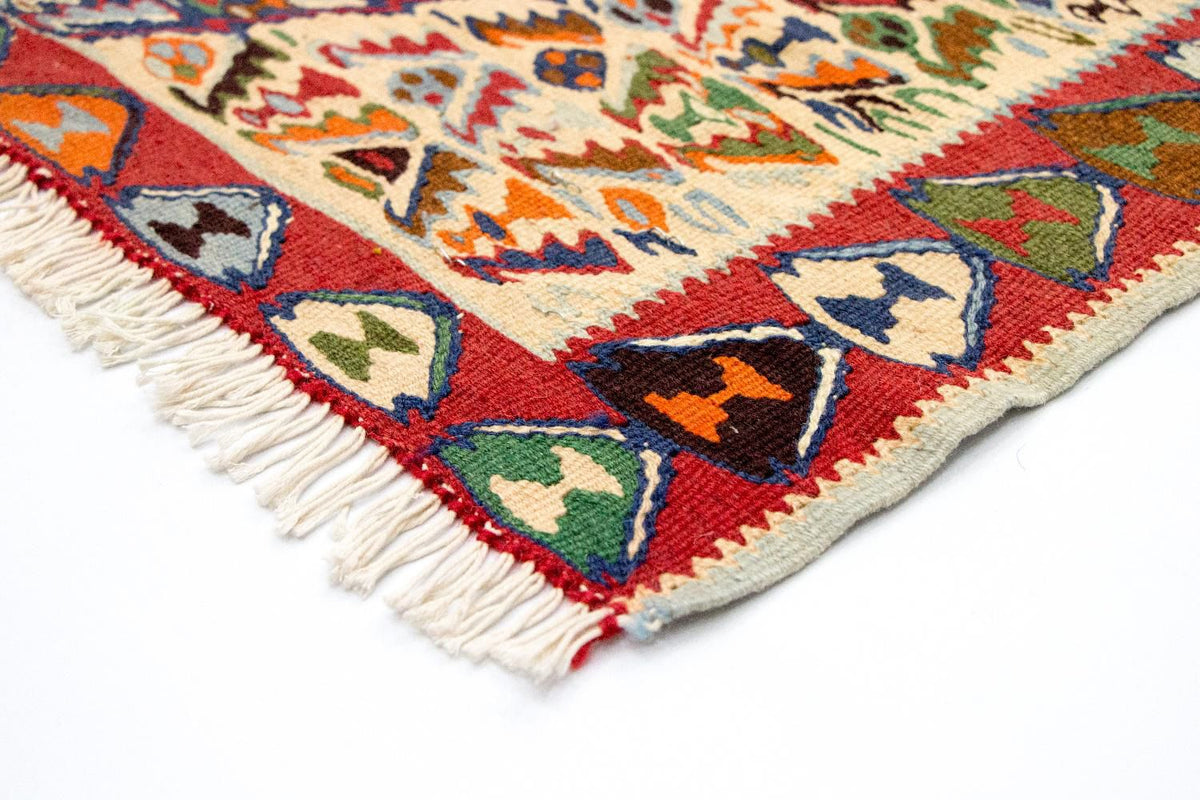 Tappeto Kelim - Vecchio - 153 x 119 cm - blu